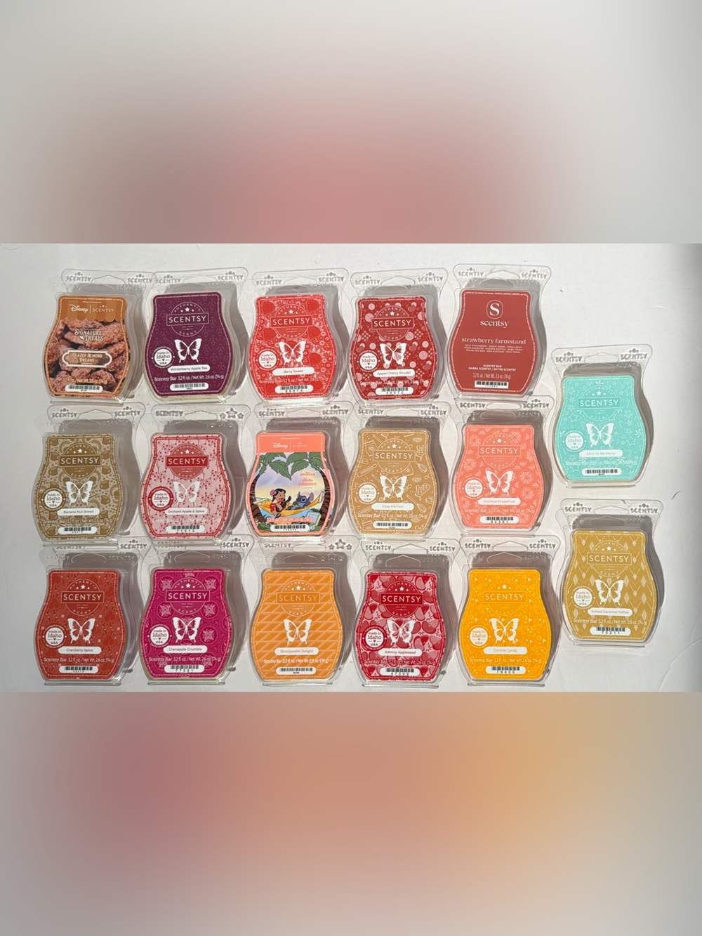 Scentsy Bar Lot of 17 ASSORTED WAX BARS - BRAND NEW!
